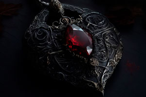 Amulet of Dark Power - Demons & Saints RPG Gothic Amulet